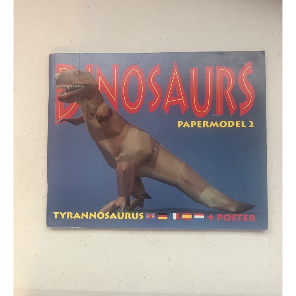 DINOSAURS PAPERMODEL 2 - Tyrannosaurus By Monika Unbehaun New